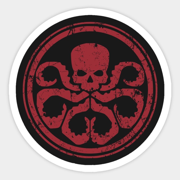 Vintage Hydra Emblem Sticker by Uniq_Designs